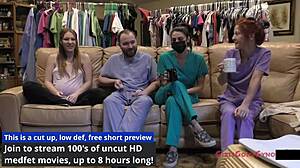pregnant nurse nova maverick licks patient in hospital