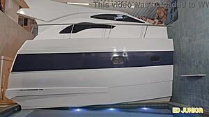 Blondinha rides bareback on yacht with full red sheer views in amateur style