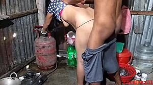 my village wife's best doggystyle pounding on the ranch outdoors