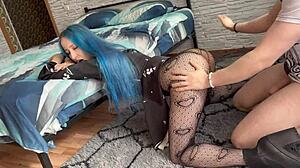 Neighbor Pounds Pretty Teen Babe's Big Ass Anal Creampie Doggystyle Missionary In Bedroom