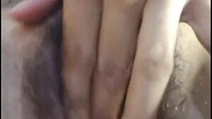 Indonesian Ex VCS Passionate Hairy Pussy Closeup!