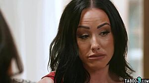 Lesbian Teen Sabotages Milf Stepmom's Sale With Wild Pussy Licking