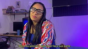 Madrasta peituda seduces enteado to fill her wet buceta with cum
