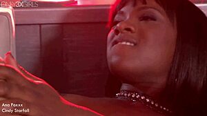 interracial lesbian strippers cindy and ana rip clothes tease