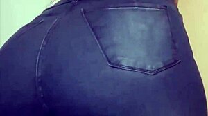 Lula rips massive farts from huge ass in tight jeans