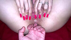 i cum hard from anal fingering and pussy stretching pov