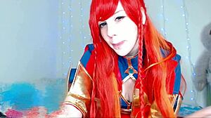 Selesia Cosplay Camshow Fingers Cute Ass with Vibrator Toys