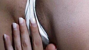 i rip my white panties fingering wet pussy moaning to closeup orgasm