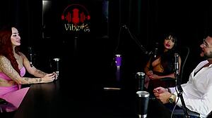 the naughty interview full of fun with cherie couple on porn cast brazil part 2 in sheer red