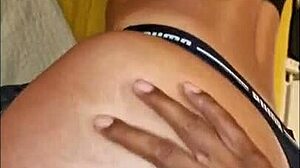 Stepbro rips jeans off tight virgin pussy then pounds