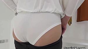 unfaithful milf bride lady sonia flashes massive married puppies at wedding