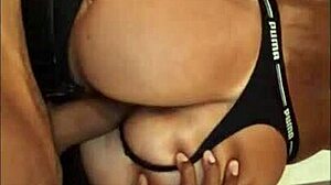 Stepbro rips jeans off tight virgin pussy then pounds