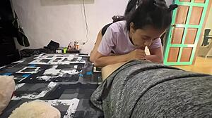 Colombian Stepsister Fucked Hard Creampie Close To Getting Caught