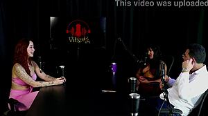 the naughty interview full of fun with cherie couple on porn cast brazil part 2 in sheer red