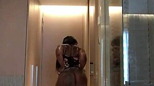 cherokee's massive ebony ass pops in sexy tight dress