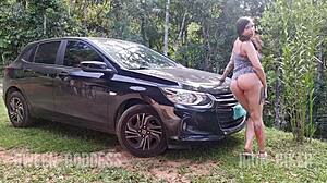 ever pissing with lust then fucking outdoors while smoking?