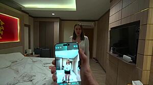 stepmom shares tight bed with stepson leading to rough pussy fuck and cum on her big ass