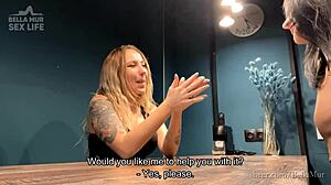 Turning Shy Eva Tender into Wet Lesbian Pussy Licker