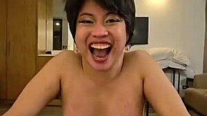 pinay slut salome salvi pukes gags spits on huge cock deepthroat