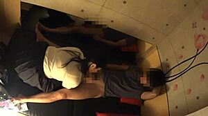 her huge natural tits tremble with forbidden pleasure in secret massage