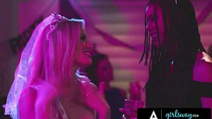 i can't believe these shook bridesmaids watching charlotte stokely fuck the stripper