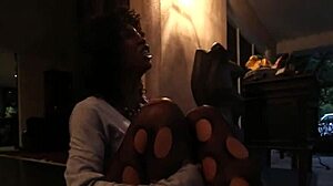 she dives deep into anal toys feeling every stretch and buzz as lesbian lust builds intense