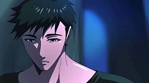Hentai dudes get banged bareback by big black cocks in wild outdoor orgy