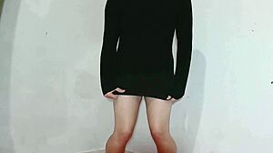 have you fucked a big ass femboy ladyboy in lingerie spreading her huge cheeks yet