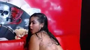 little sara's squirting cocksucking frenzy explodes in hornylandia part 2
