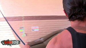 Tommy gunn pounds brooke haven's big tits pussy rough after car wash deepthroat orgasm