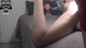 naughty blonde and friend worship asses with buttplugs and monster cocks