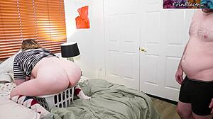 ever wonder why stepmom bends over begging for anal creampie from son's big cock?
