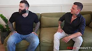 Two chums roughly fuck petite blonde Ruby Queen's tight pussy?