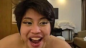 pinay slut salome salvi pukes gags spits on huge cock deepthroat