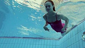 RUSSIAN PETITE TEEN Anna Netrebko Teases in Wet Bikini Pool