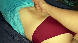 real sexo with my cute chubby latina hijastra closeup hairy pussy creampie? tight wet taboo moans