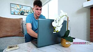 mommy sadie rose barters huge bimbo boobs for freeuse data extraction pounding