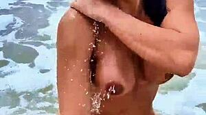 beach hookup with big cock photographer while husband films