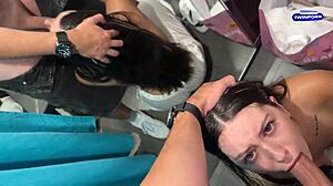 risky public facefuck creampie for 24yo cutie in fitting room