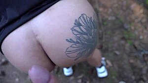 Curvy asian milf housewife paid forest sex stranger big tits doggystyle cum mouth