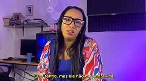 Madrasta peituda seduces enteado to fill her wet buceta with cum