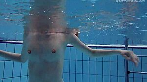 RUSSIAN PETITE TEEN Anna Netrebko Teases in Wet Bikini Pool