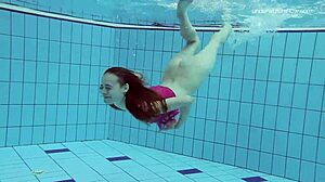 RUSSIAN PETITE TEEN Anna Netrebko Teases in Wet Bikini Pool