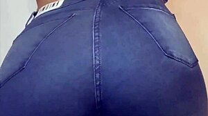 Lula rips massive farts from huge ass in tight jeans