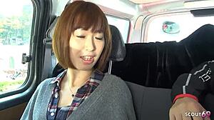 hey little asian teen wanna suck stranger's cock in car first time?