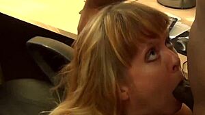 Jamie Foster craves her black employee's throbbing BBC