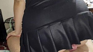 hot aunt catches nephew jerking and sucks his cock bareback