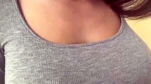 Stepmom's big tits demand licking now