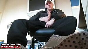 Alpha Bad Guy Prollking Jerks XXL Monster Cock in Sneakers Socks