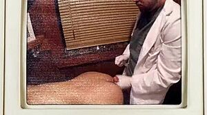 Holy fuck, Mina Moon sucks patient's cock before pussy cum blast!